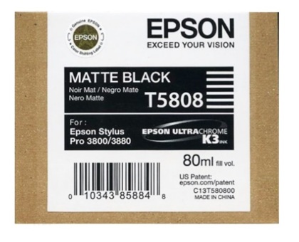 Originln cartridge EPSON T5808 (Matn ern)