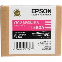 Cartridge do tiskrny Originln cartridge EPSON T580A (iv purpurov)