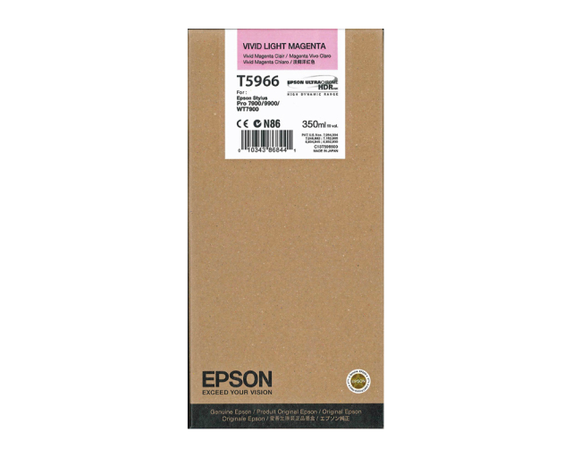 Originální cartridge EPSON T5966 (Živě světle purpurová)