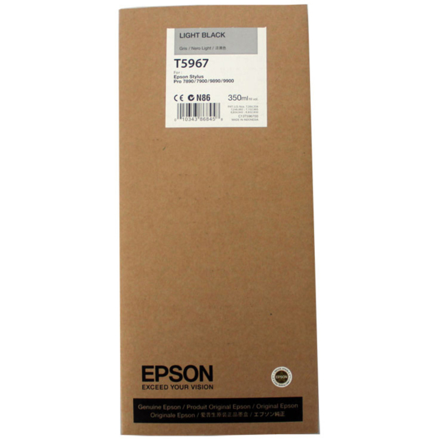 Originální cartridge EPSON T5967 (Světle černá)