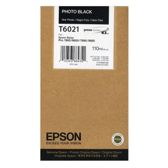 Originální cartridge EPSON T6021 (Foto černá)