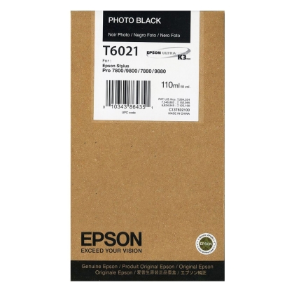 Origin�ln� cartridge EPSON T6021 (Foto �ern�)