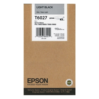 Originální cartridge Epson T6027 (Světle černá)