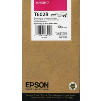 Originální cartridge EPSON T602B (Purpurová)