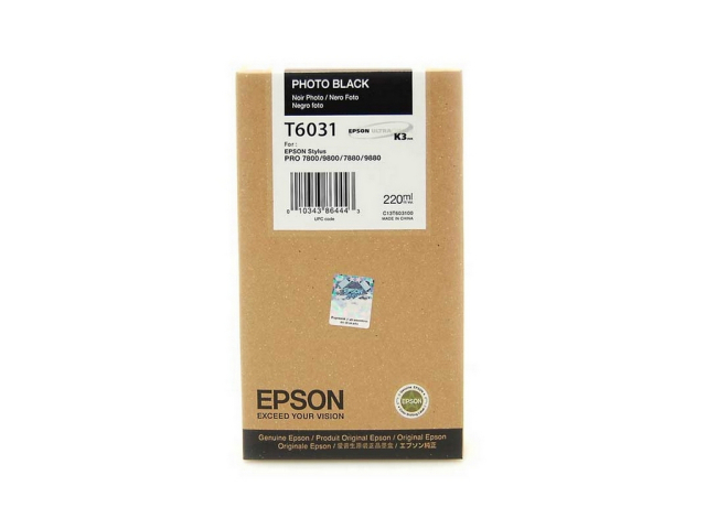 Originální cartridge EPSON T6031 (Foto černá)