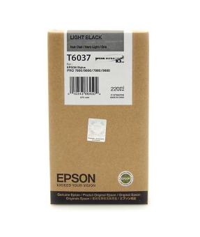 Originln cartridge Epson T6037 (Svtle ern)