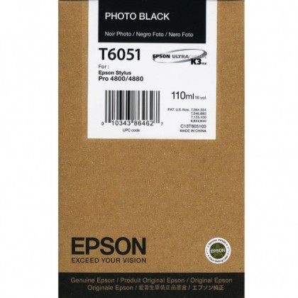 Originln cartridge EPSON T6051 (Foto ern)