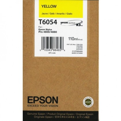 Originální cartridge EPSON T6054 (Žlutá)