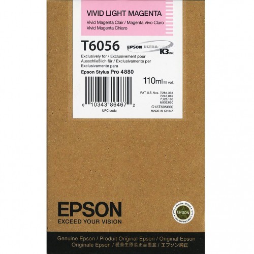 Originální cartridge EPSON T6056 (Živě světle purpurová)