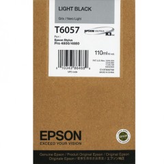 Cartridge do tiskárny Originální cartridge EPSON T6057 (Světle černá)