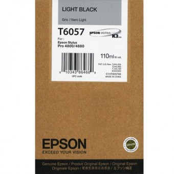 Originln cartridge EPSON T6057 (Svtle ern)