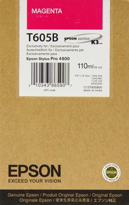 Originální cartridge EPSON T605B (Purpurová)