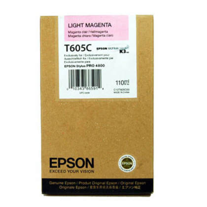 Originln cartridge EPSON T605C (Svtle purpurov)