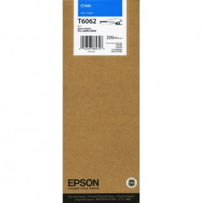 Originln cartridge EPSON T6062 (Azurov)