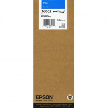 Originln cartridge EPSON T6062 (Azurov)