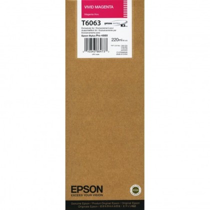 Originln cartridge EPSON T6063 (iv purpurov)