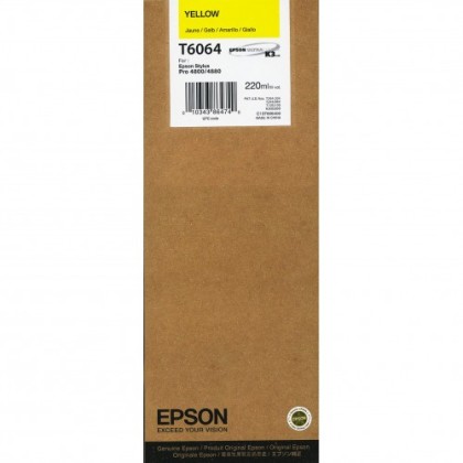 Originln cartridge EPSON T6064 (lut)