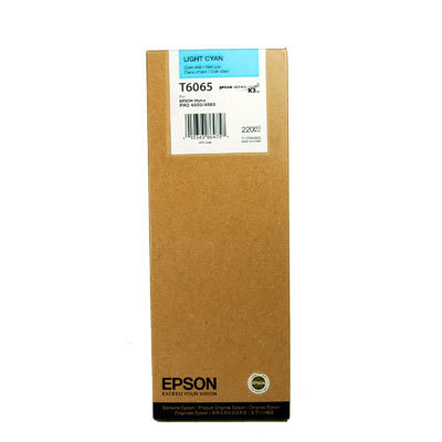 Originln cartridge EPSON T6065 (Svtle azurov)