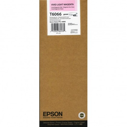 Originln cartridge EPSON T6066 (iv svtle purpurov)