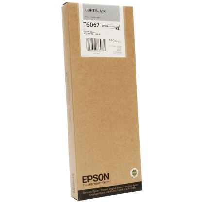 Originln cartridge EPSON T6067 (Svtle ern)