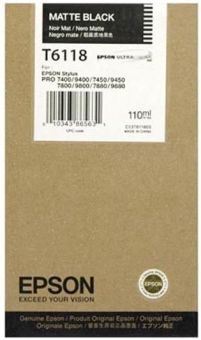 Originln cartridge EPSON T6118 (Matn ern)