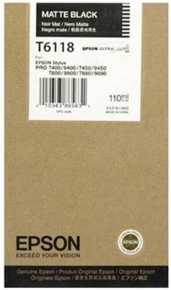 Originln cartridge EPSON T6118 (Matn ern)