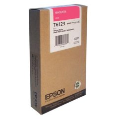 Cartridge do tiskárny Originální cartridge EPSON T6123 (Purpurová)