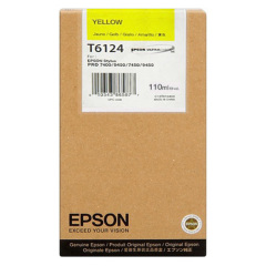 Cartridge do tiskárny Originální cartridge EPSON T6124 (Žlutá)