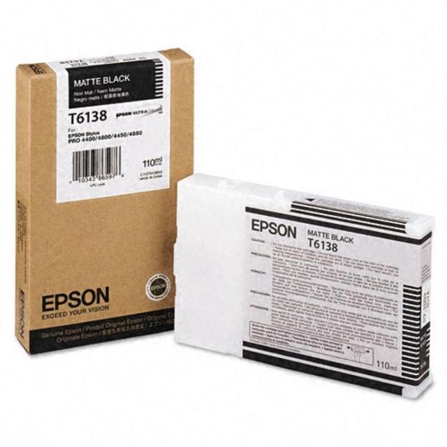 Originální cartridge EPSON T6138 (Matná černá)