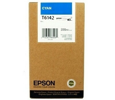 Originální cartridge EPSON T6142 (Azurová)