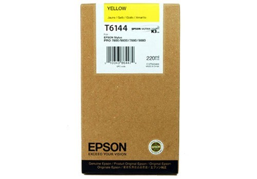 Originální cartridge EPSON T6144 (Žlutá)