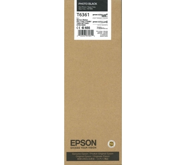 Originální cartridge EPSON T6361 (Foto černá)