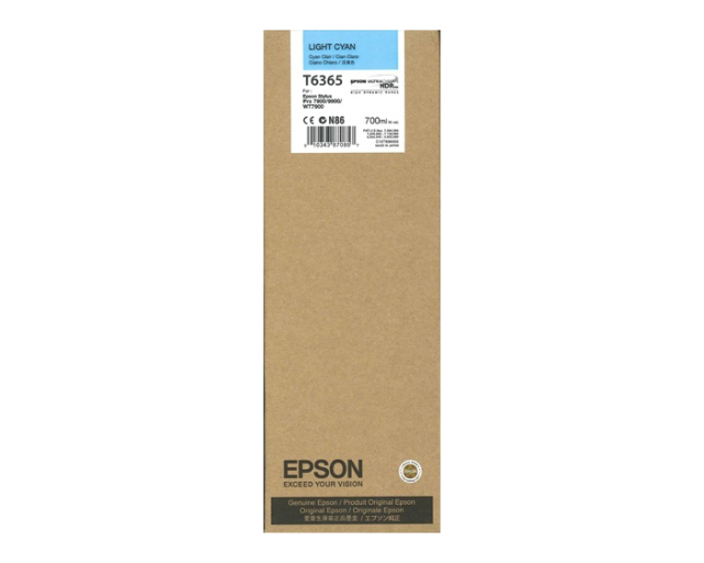 Originální cartridge EPSON T6365 (Světle azurová)