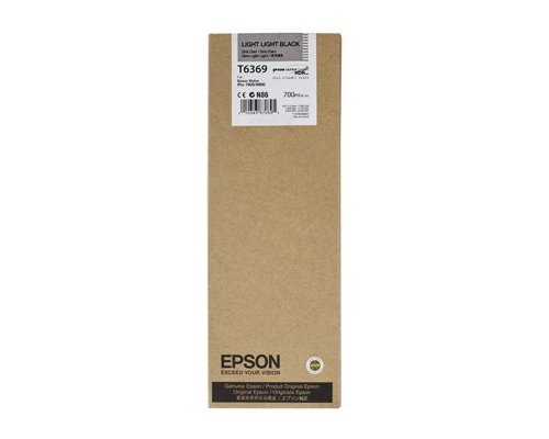Originální cartridge EPSON T6369 (Světle světle černá)