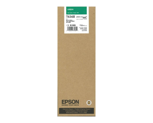Originální cartridge EPSON T636B (Zelená)