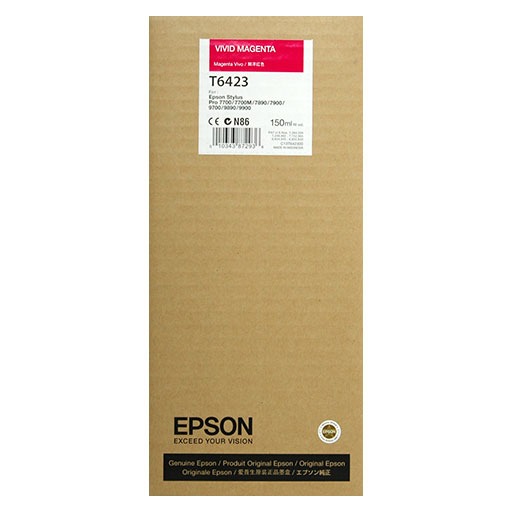 Originální cartridge EPSON T6423 (Živě purpurová)