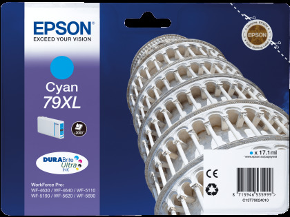 Originln cartridge EPSON T7902 (Azurov)