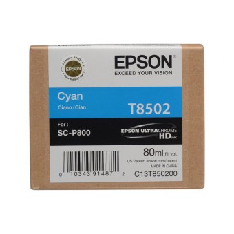 Originální cartridge EPSON T8502 (Azurová)