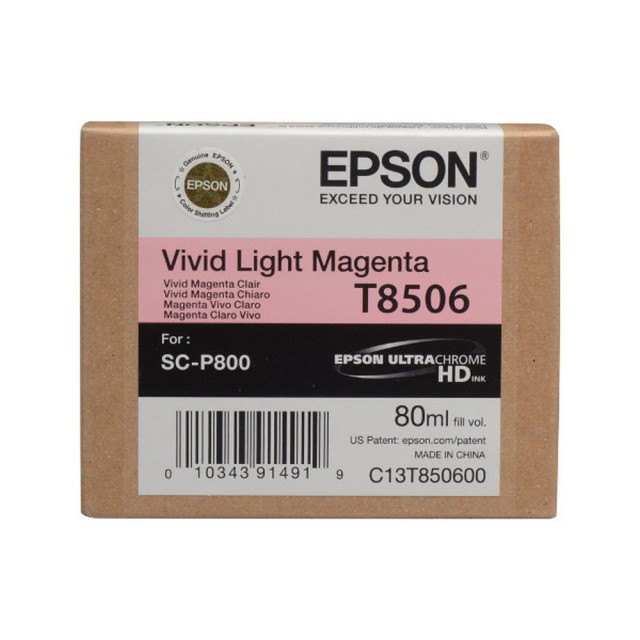 Originální cartridge EPSON T8506 (Světle purpurová)