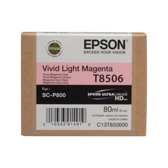 Originln cartridge EPSON T8506 (Svtle purpurov)