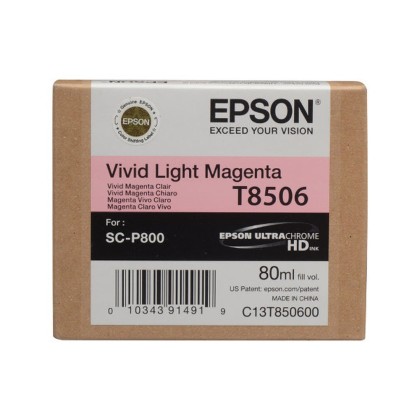 Originln cartridge EPSON T8506 (Svtle purpurov)