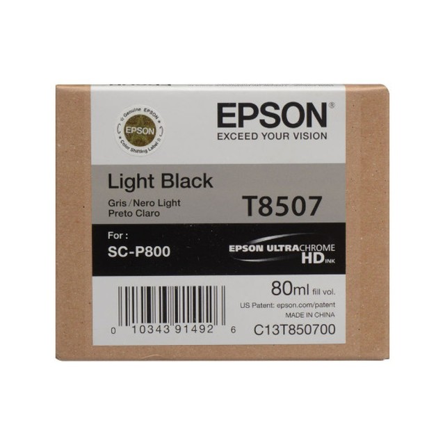 Originální cartridge Epson T8507 (Světle černá)