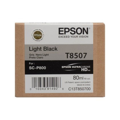 Originln cartridge Epson T8507 (Svtle ern)