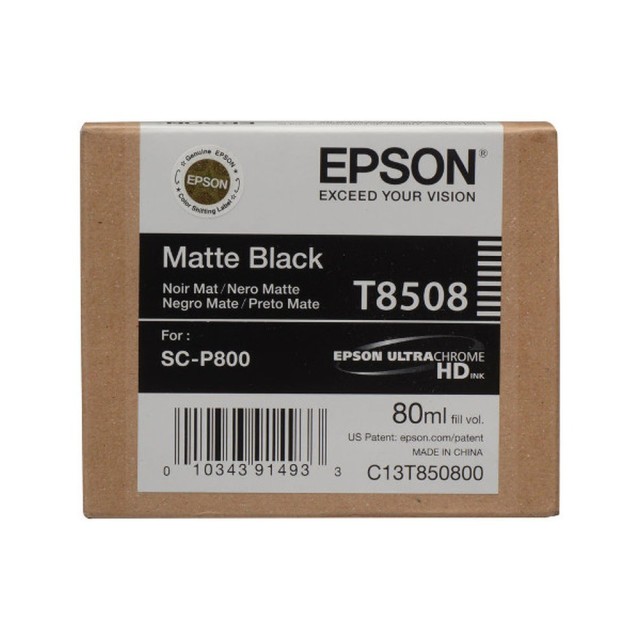 Originální cartridge EPSON T8508 (Matná černá)
