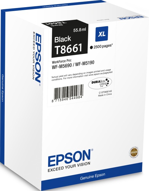 Originální cartridge Epson T8661 (Černá)