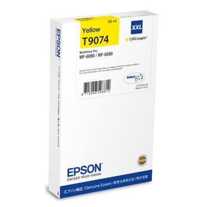 Originální cartridge EPSON T9074 (Žlutá)