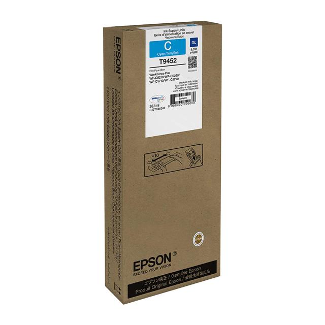 Originální cartridge EPSON T9452 (Azurová)