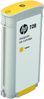 Originální cartridge HP č. 728 (F9J65A) (Žlutá)