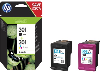 Sada originlnch cartridge HP . 301 (N9J72AE)