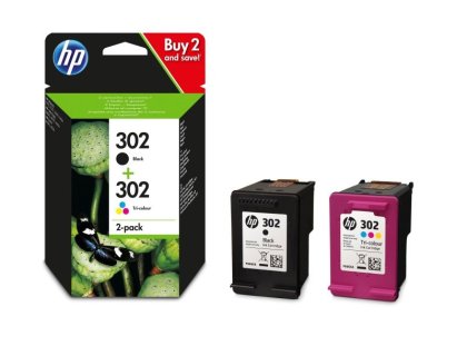 Sada originlnch cartridge HP . 302 (X4D37AE)